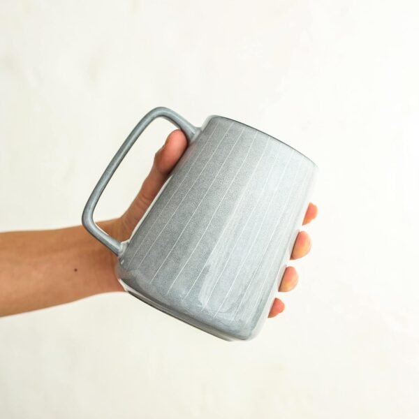 Ceramic Coffee Mug with Large Handle - Image 2