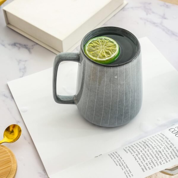 Ceramic Coffee Mug with Large Handle - Image 3