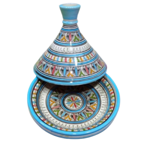 25cm Large Tagine Hand-painted Pottery Tajine Handmade