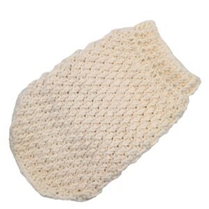 Cream Textured Crochet Dog Sweater Pullover for Small Pets