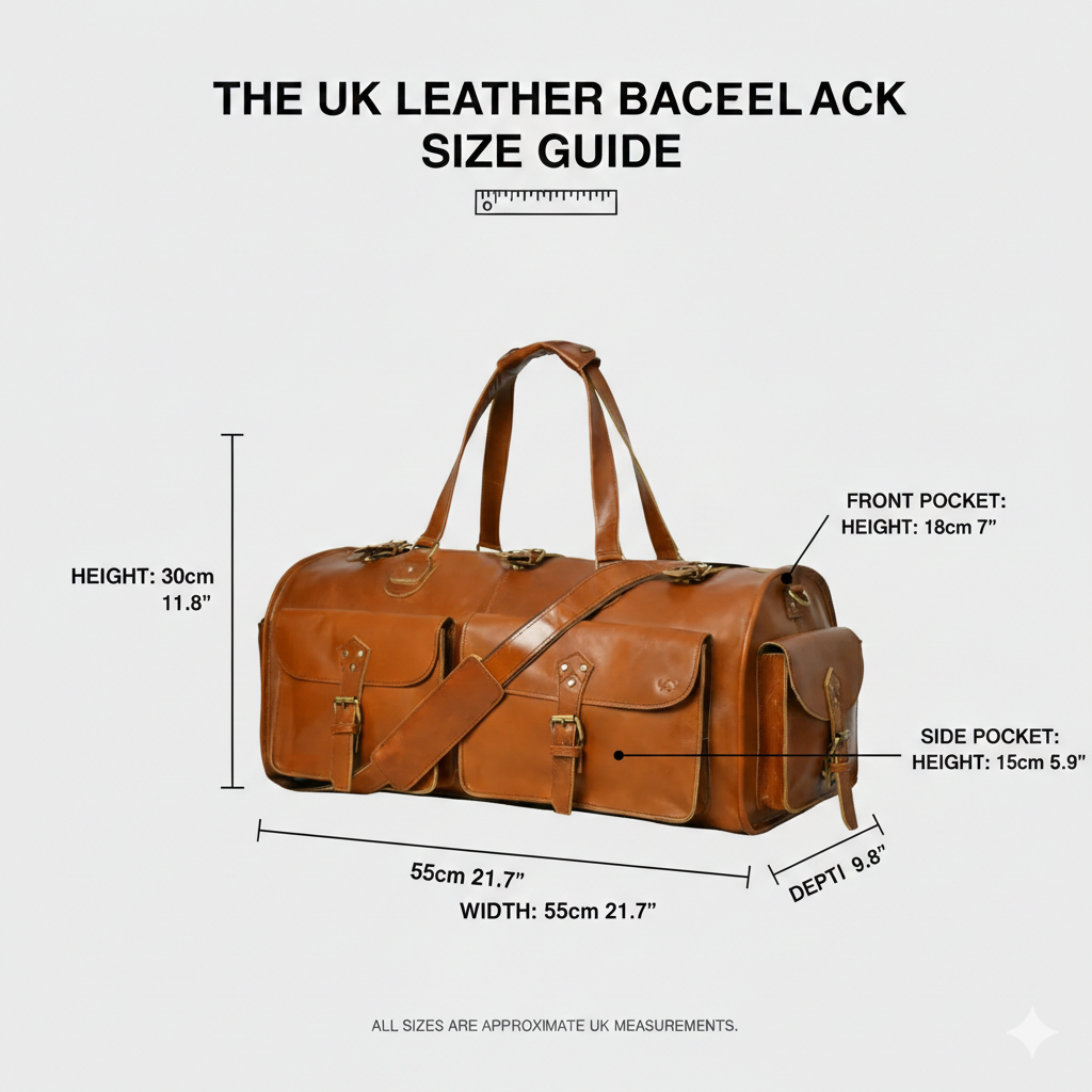 Handcrafted Full Grain Leather Duffle Bag, Large Weekend Holdall, Tan Brown Image 6